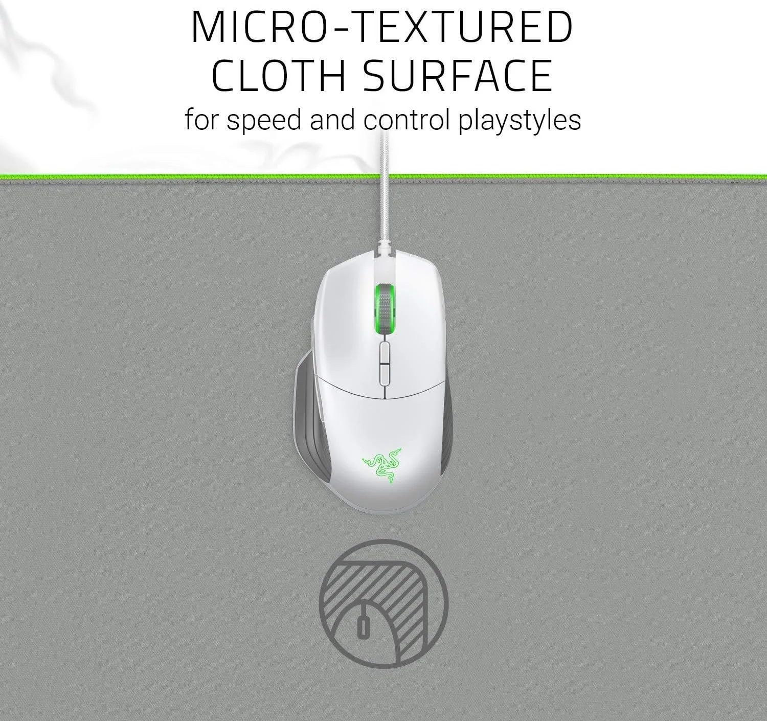 Коврик для мышей Razer Goliathus Chroma Extended Mercury Speed Control (RZ02-02500314-R3M1), фото №4