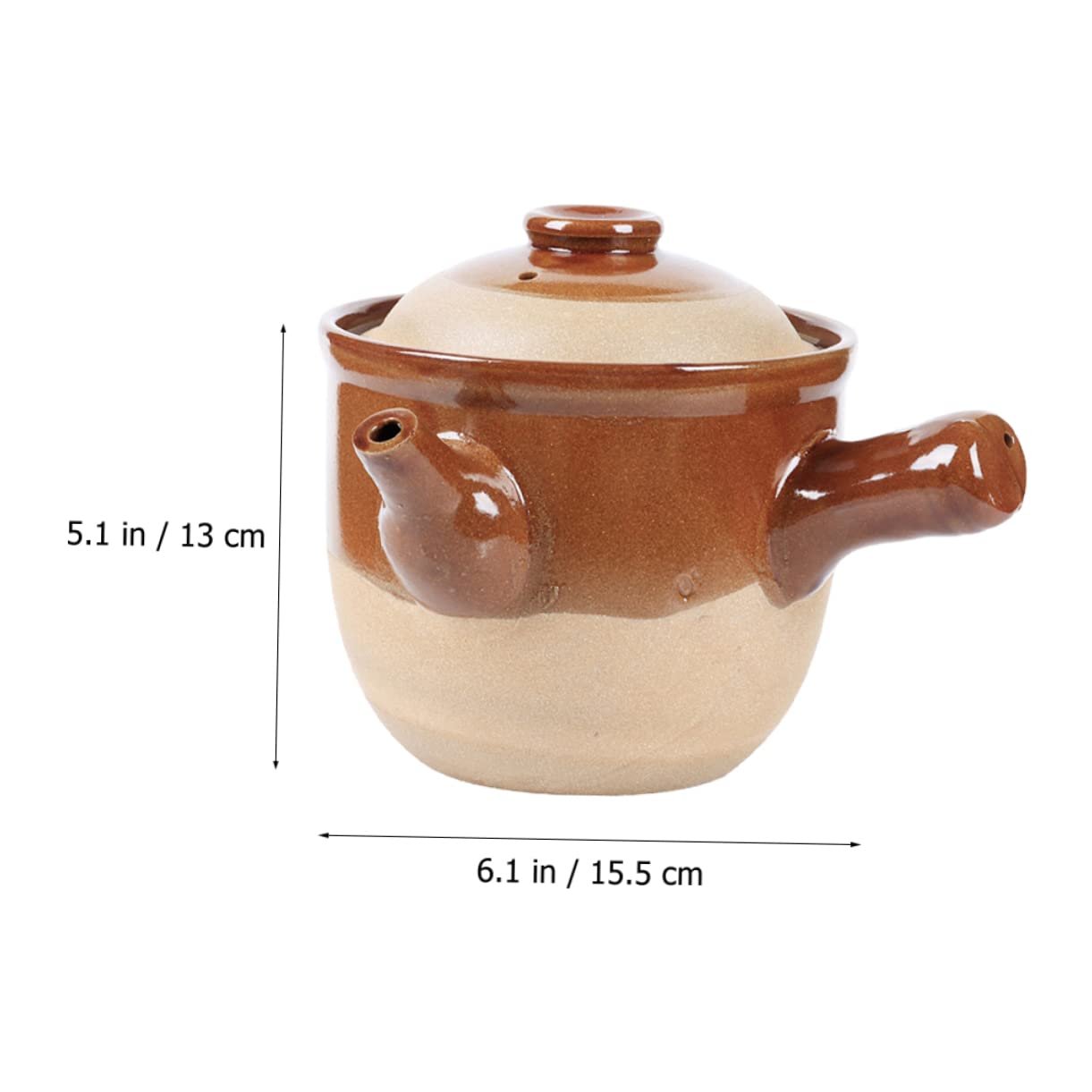 Горщик для приготування китайської медицини VALICLUD жаростійкий з ергономічною ручкою, фото №3