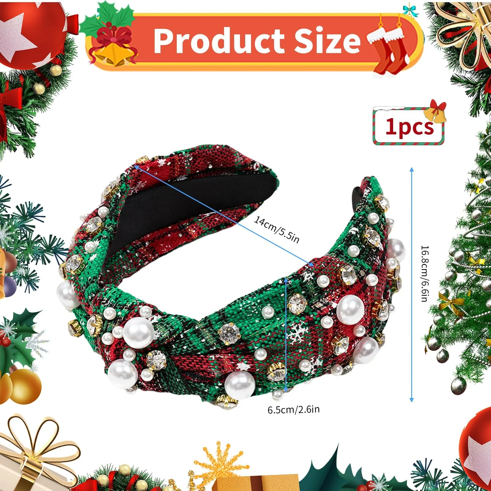 Обруч Різдвяний Жіночий, фото №2