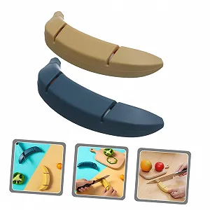 Точило для кухонних ножів SOIMISS Набір 2 шт. Форма банана Ергономічне Нековзне synthetic.ua - Фото 1