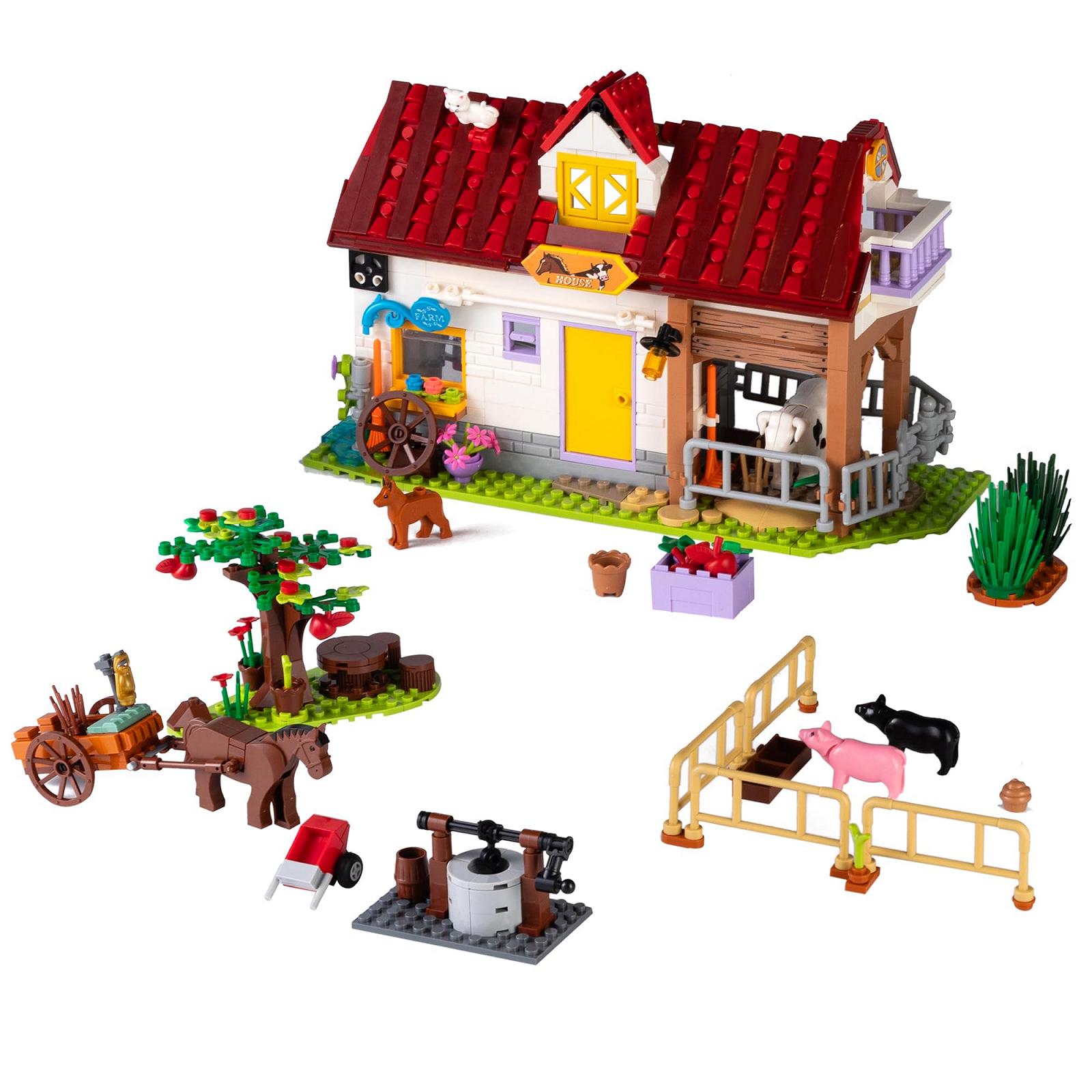 Игрушка Конструктор Ферма Друзей 649 деталей, фото №1
