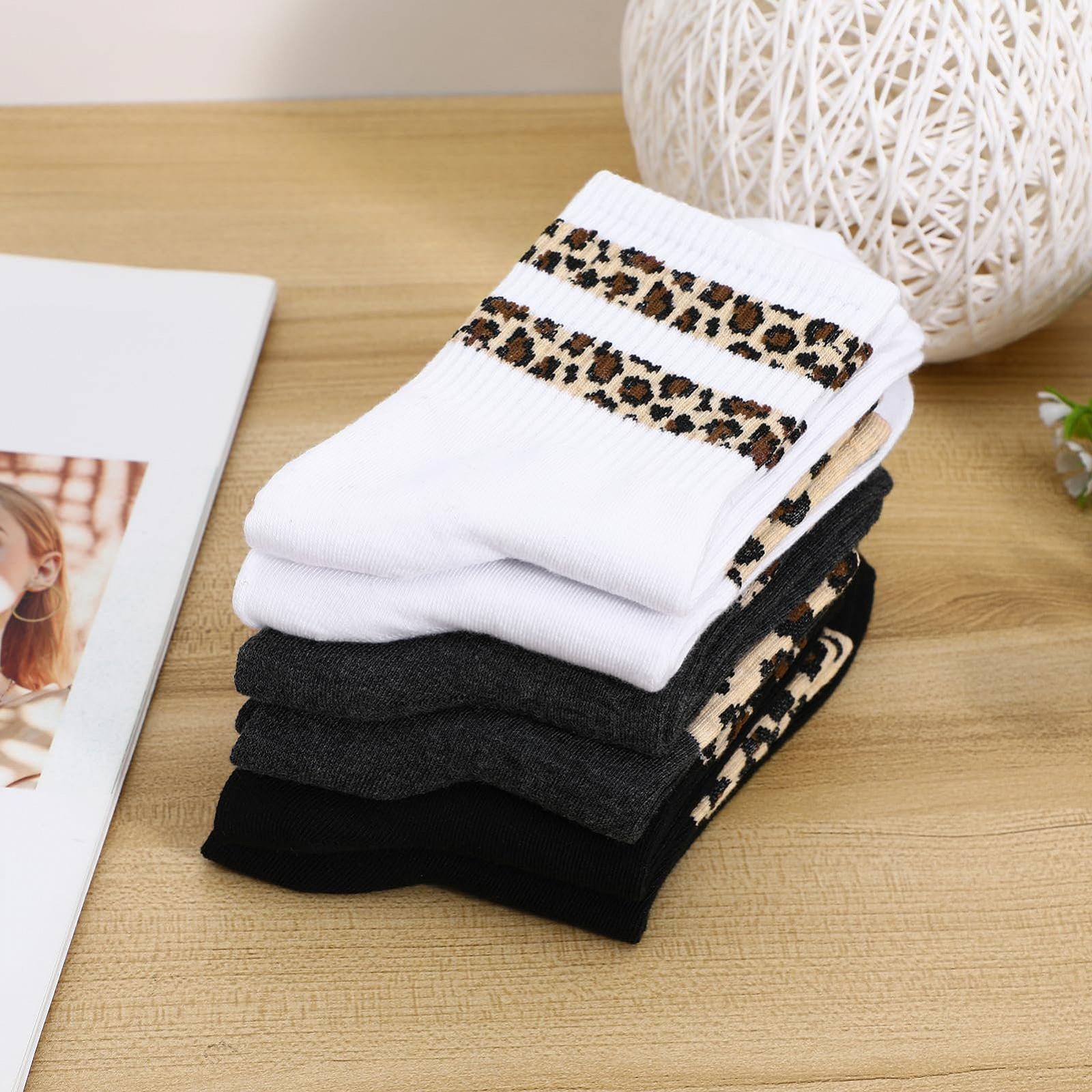 Шкарпетки VALICLUD З леопардовим принтом Багатоколірні (6 пар), фото №9