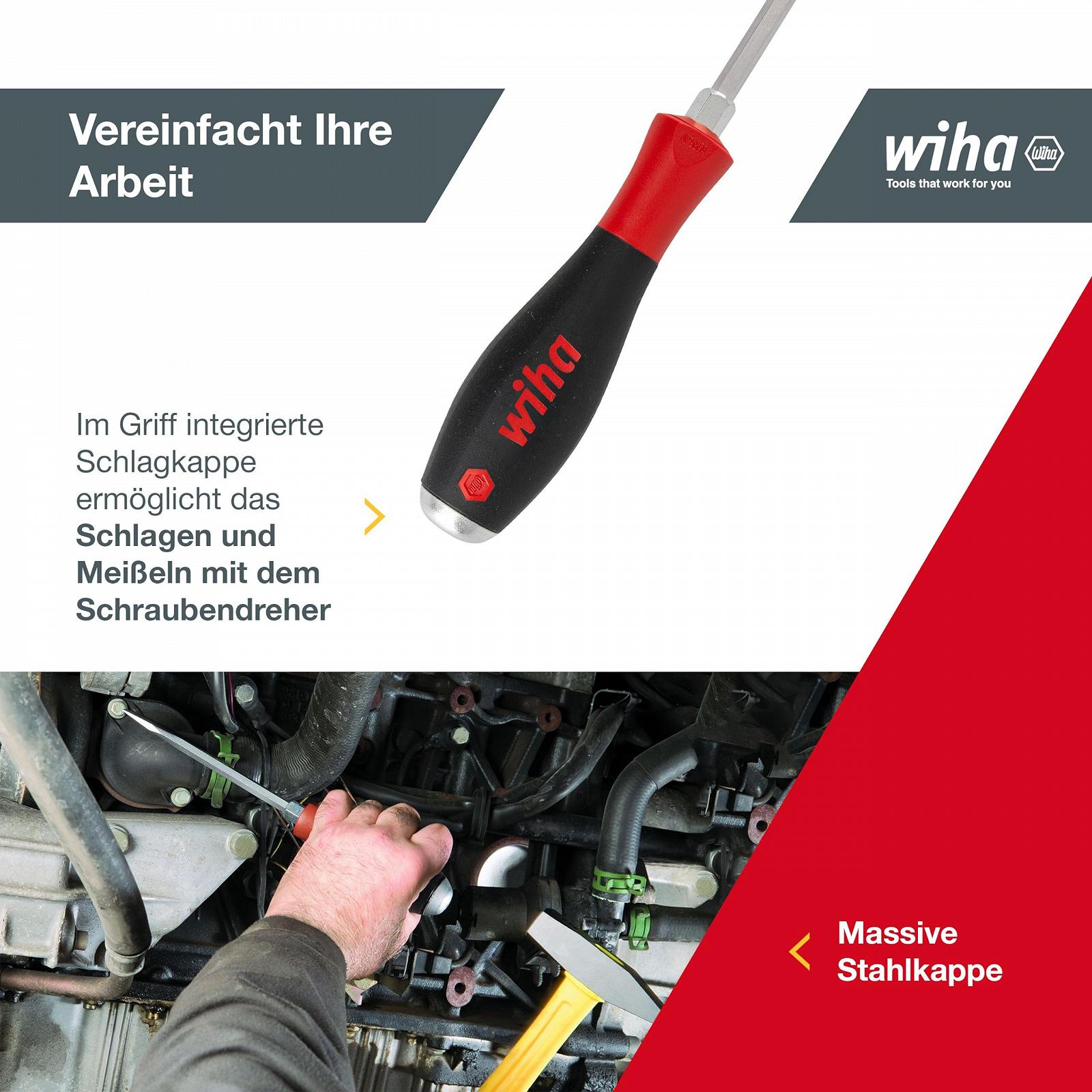 Набір викруток Wiha 530HK6 SoftFinish 6 штук Flathead/Phillips, фото №3