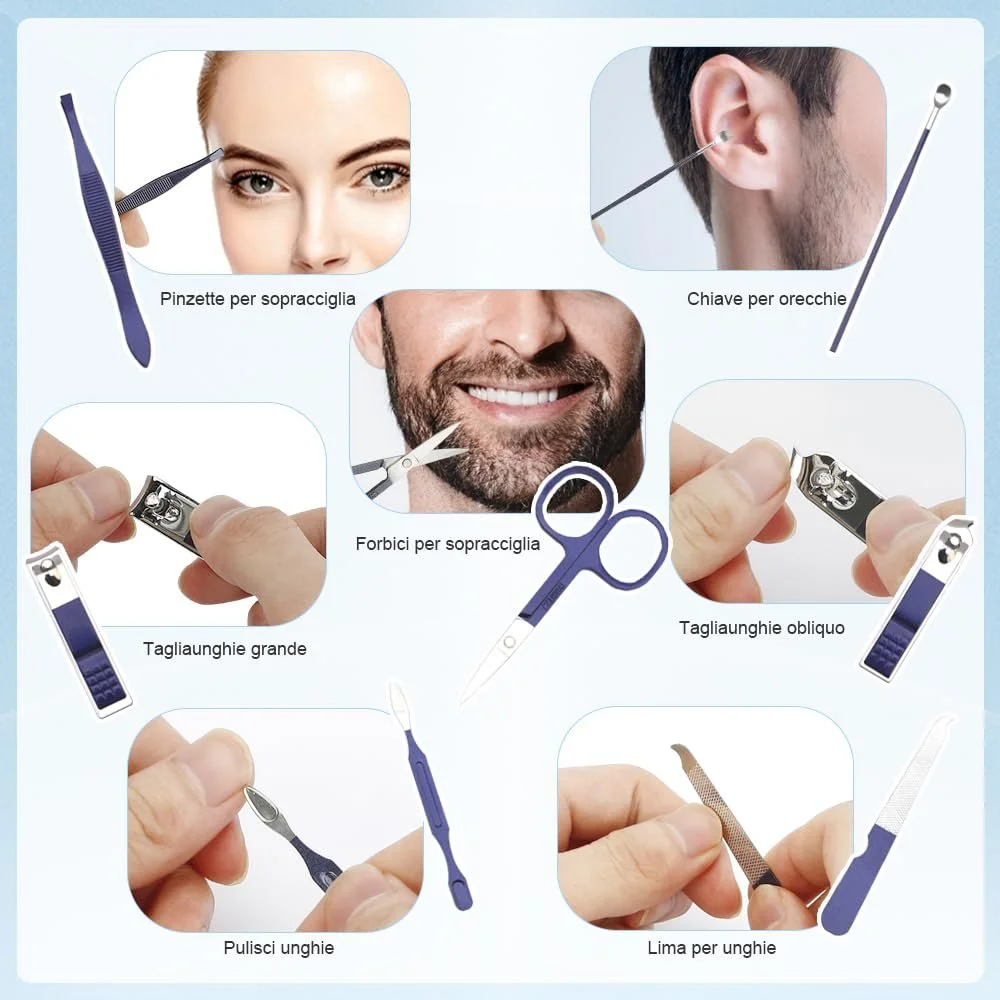 Набор маникюрный профессиональный 7 предметов Сталь, фото №5 Набор маникюрный профессиональный 7 предметов Сталь, фото №5