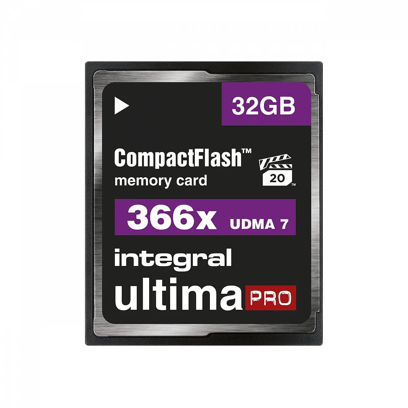 Карта пам'яті Compact Flash Integral 32ГБ UDMA-7 366x VPG-20 55 МБ/с Читання 25 МБ/с Запис, фото №2 Карта пам'яті Compact Flash Integral 32ГБ UDMA-7 366x VPG-20 55 МБ/с Читання 25 МБ/с Запис, фото №2