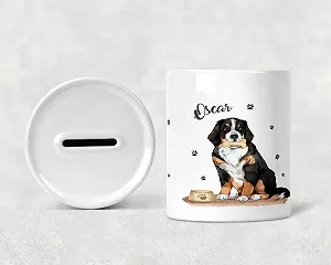 Скарбничка Mikalino Cute Dog керамічна персоналізована біла One Size synthetic.ua - Фото 1