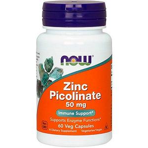 Цинк пиколинат Now Zinc Picolinate 50mg 60 caps - Фото 1