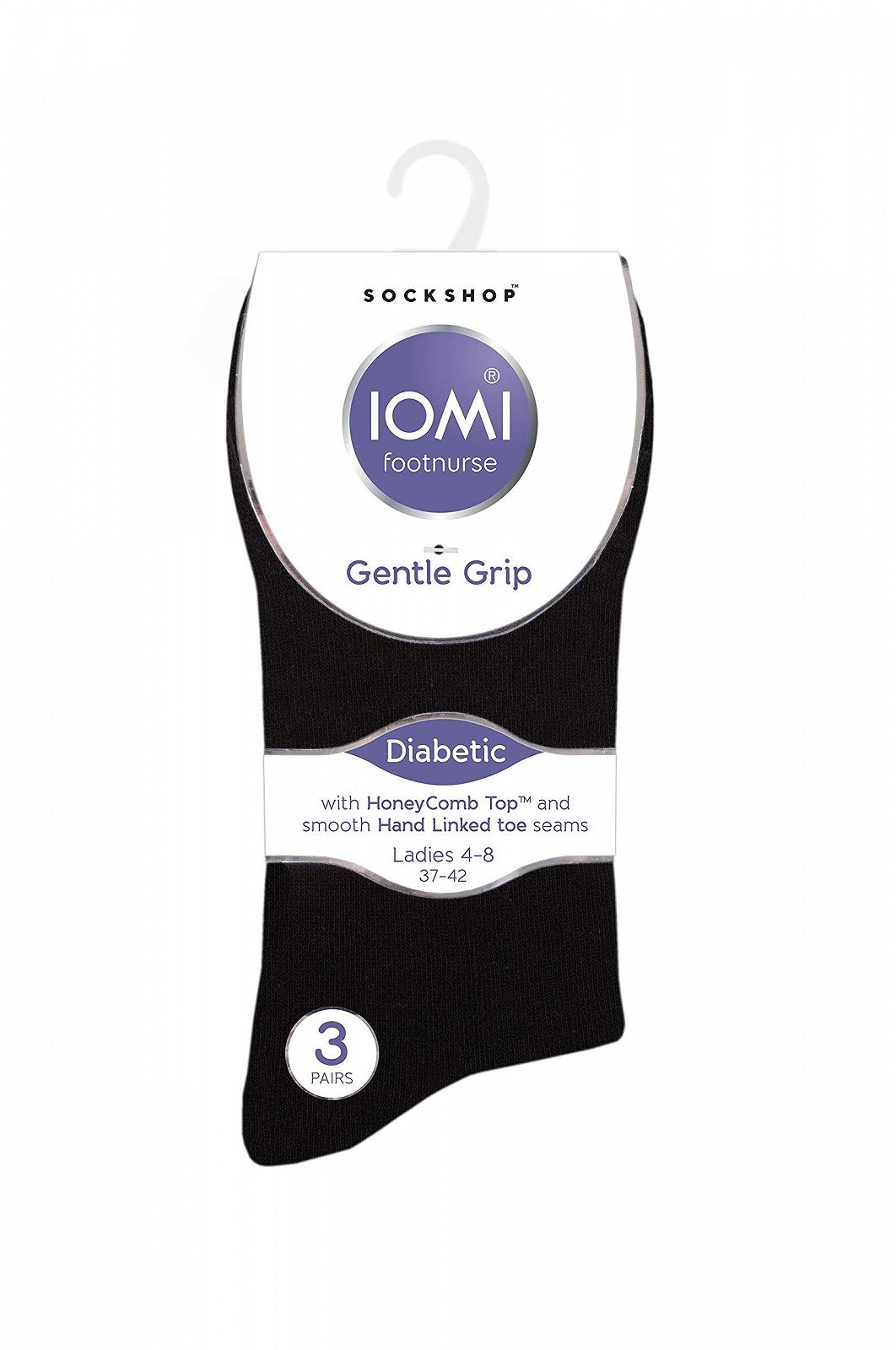 Шкарпетки IOMI Footnurse Gentle Grip для діабетиків, жіночі, 3 пари, фото №2