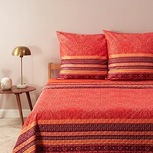 Покривало Bassetti Maser 9328477 Бавовна Червоний Герань R1 Розміри: 180 x 255 см synthetic.ua - Фото 1