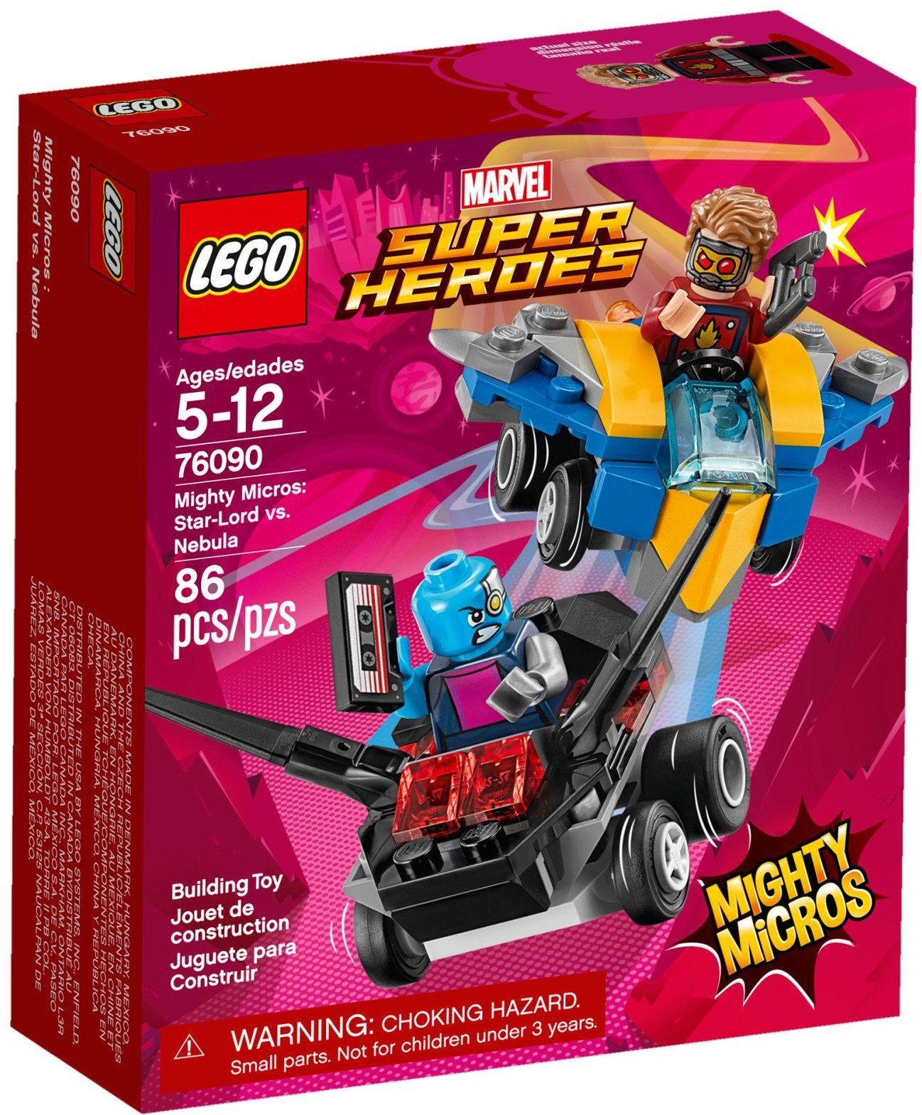 Игрушка LEGO Marvel Super Heroes Mighty Micros Star-Lord vs Nebula, фото №1