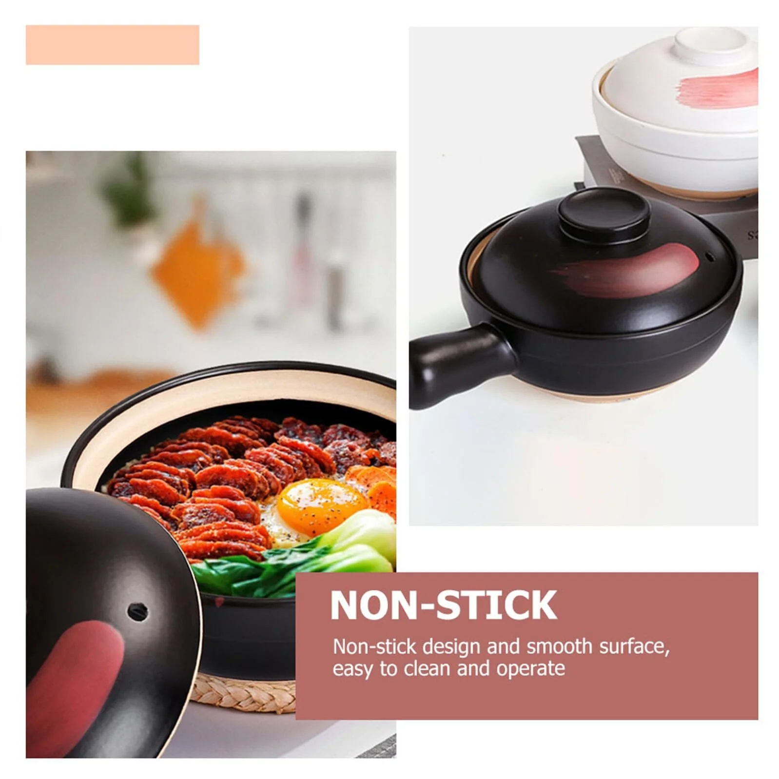 Кастрюля-жаровня OSALADI Töpfer большая из термостойкой глины с ручкой, фото №7 Кастрюля-жаровня OSALADI Töpfer большая из термостойкой глины с ручкой, фото №7