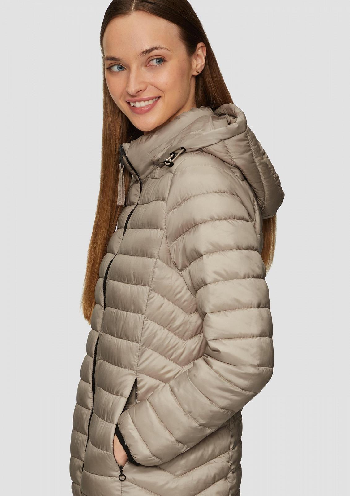 Жіноче стьобане пальто s.Oliver з капюшоном, фото №2