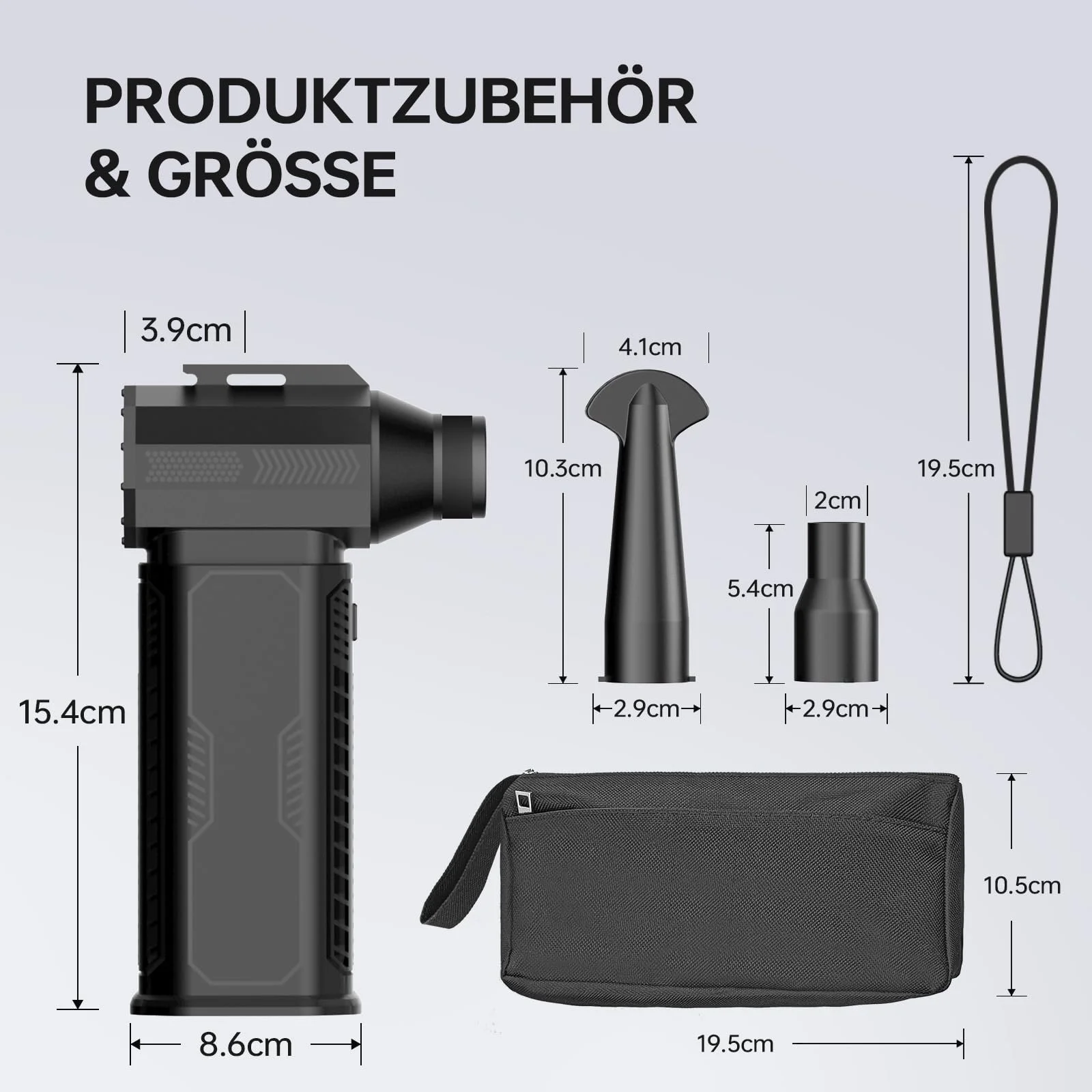Електричний повітродувка 4-Speed 130,000 RPM Battery Turbo Jet, фото №4 Електричний повітродувка 4-Speed 130,000 RPM Battery Turbo Jet, фото №4