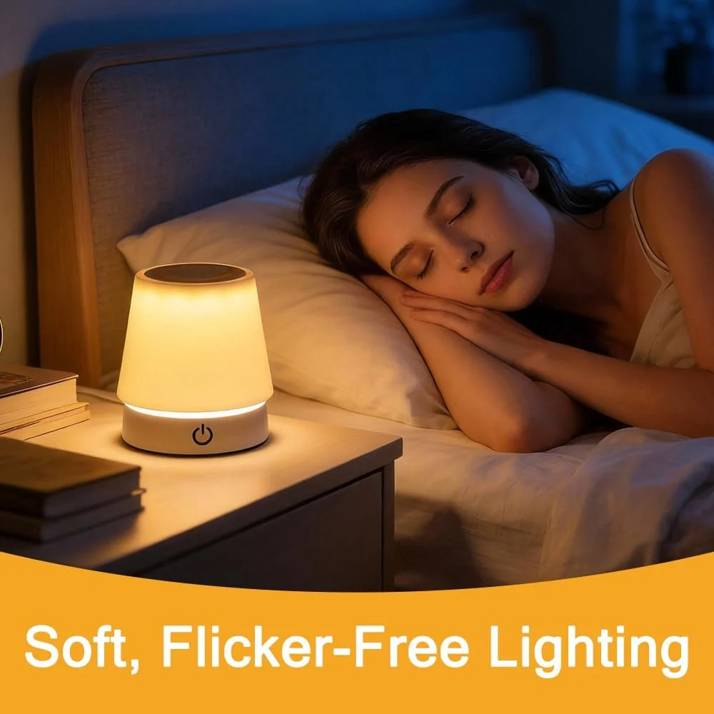 Настільні лампи LED набір 2 шт телескопічні регульовані за висотою бездротові акумуляторні USB сенсорні з димуванням, фото №6