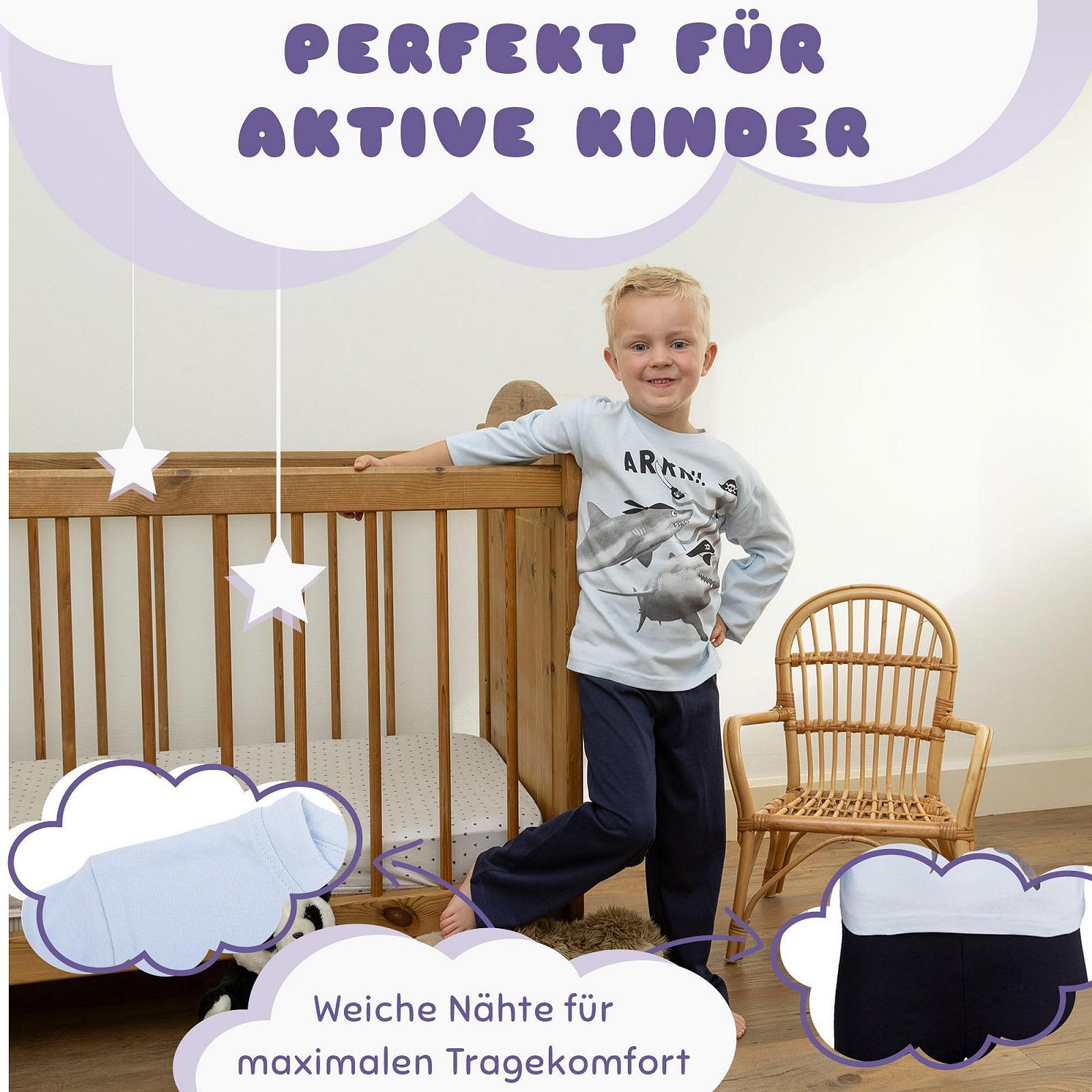 Піжама Amantes Textiles Дитяча для хлопчиків Shark Pirates Arrr!, фото №4