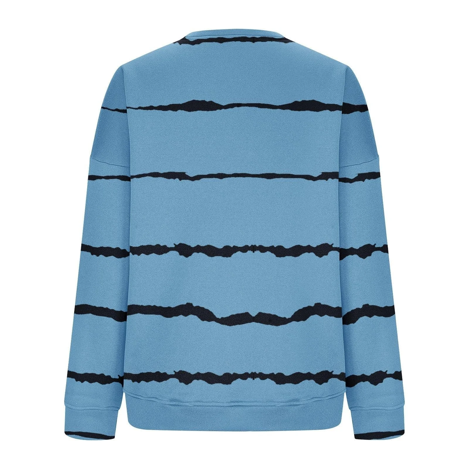 Женская повседневная полосатая кофта, фото №4