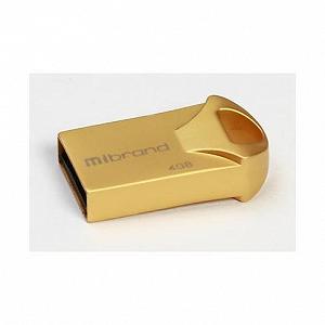 USB флеш-накопичувач Mibrand 4GB Hawk Gold 2.0 MI2.0/HA4M1G - Фото 1