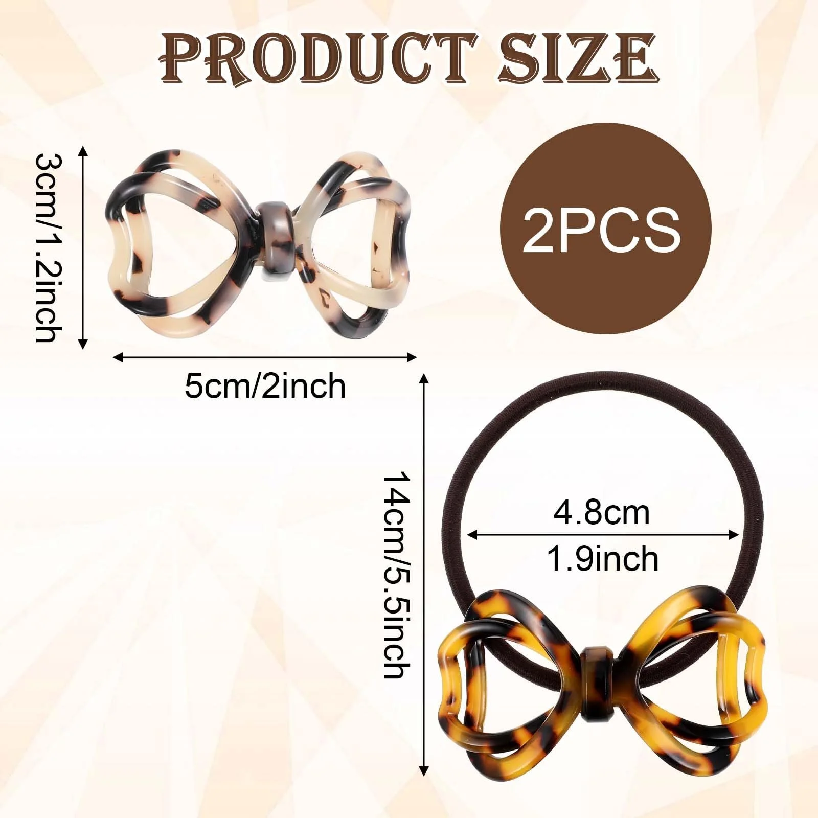 Набір із 2 жіночих пов'язок у стилі хіпі, фото №3