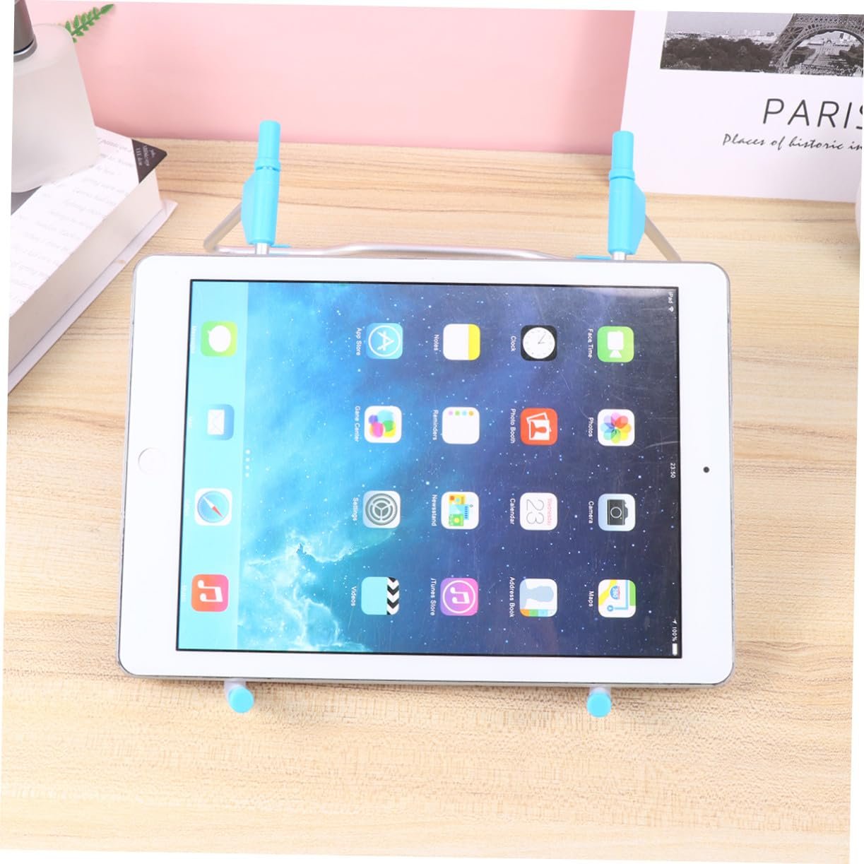 Підставка для ноутбука Gadpiparty Складана алюмінієва Регульована по висоті Легка функція охолодження Портативна для офісу дому подорожей Синя, фото №6 Підставка для ноутбука Gadpiparty Складана алюмінієва Регульована по висоті Легка функція охолодження Портативна для офісу дому подорожей Синя, фото №6