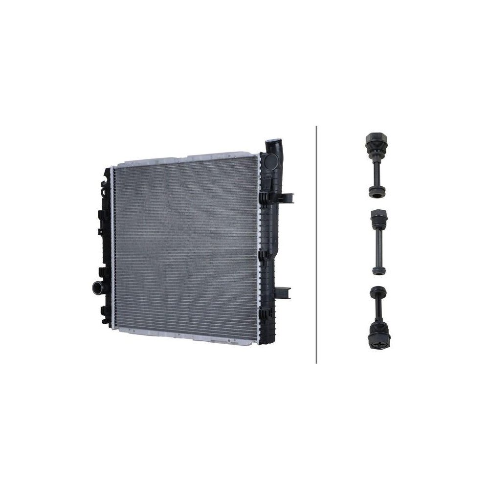 Радиатор охлаждения двигателя HELLA 8MK 366 300-991, фото №1 Радиатор охлаждения двигателя HELLA 8MK 366 300-991, фото №1