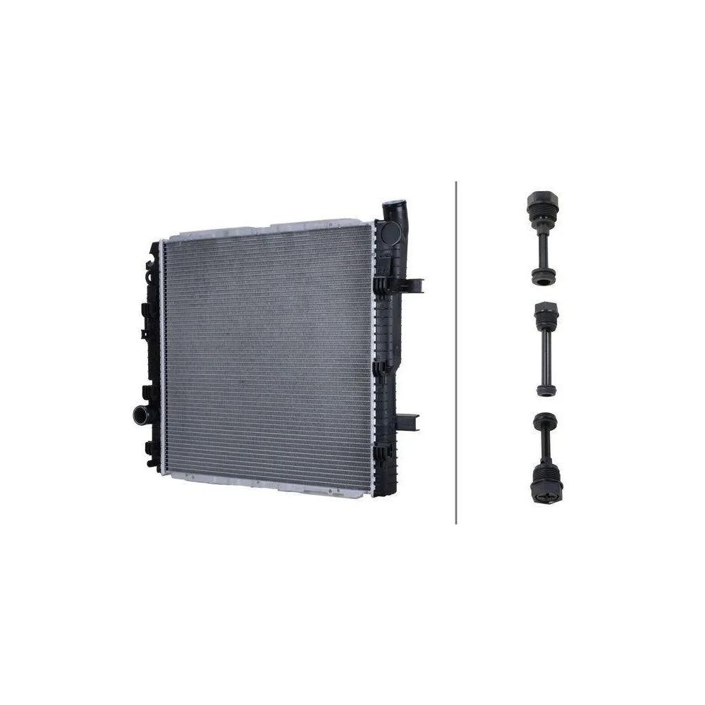 Радіатор охолодження двигуна HELLA 8MK 366 300-991, фото №1