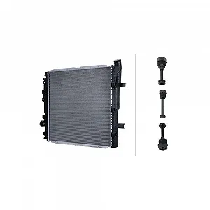 Радіатор охолодження двигуна HELLA 8MK 366 300-991 - Фото 1