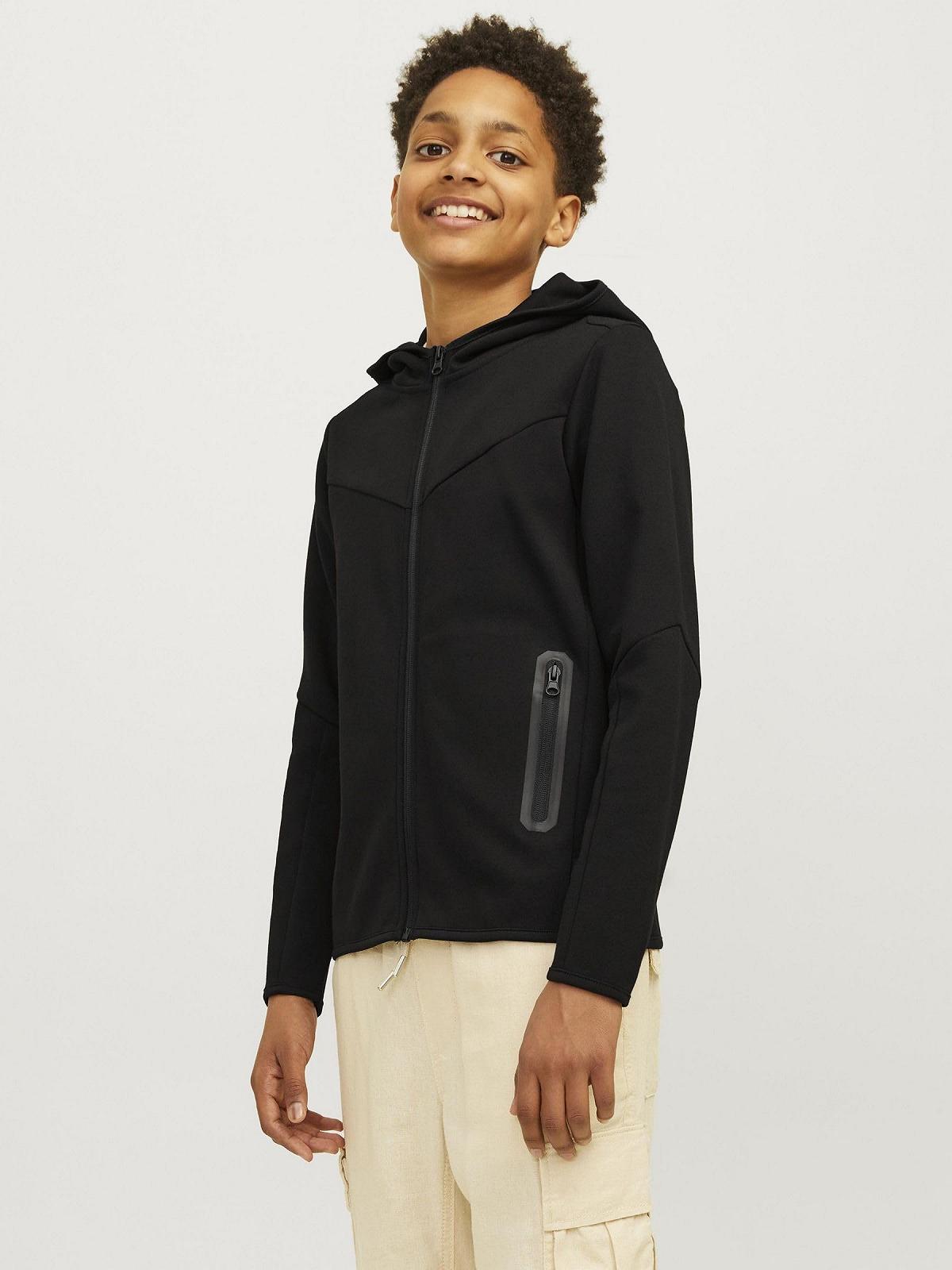 Толстовка на блискавці для хлопчиків JACK & JONES Jcofusion Sweat Zip Hood Bn Jnr, фото №2