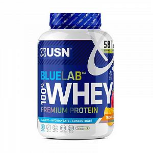 Blue Lab 100 Whey Premium Protein 2 kg tropical smoothie - Фото 1