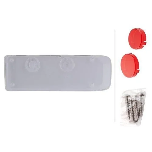 Скло заднього ліхтаря HELLA 9EL 340 829-051 для DAF SCANIA JAEGER KÖGEL, фото №2