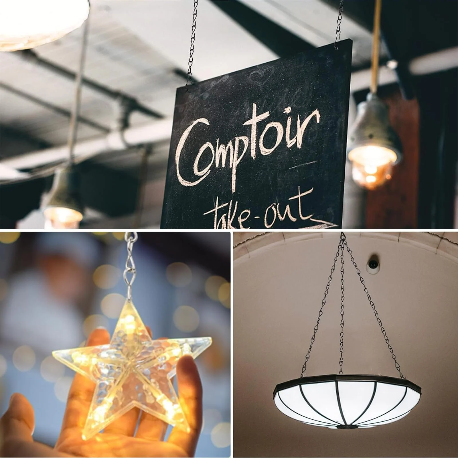 Ланцюжки для підвісних кошиків ACONDE 6 шт. 50 см металеві, фото №7 Ланцюжки для підвісних кошиків ACONDE 6 шт. 50 см металеві, фото №7