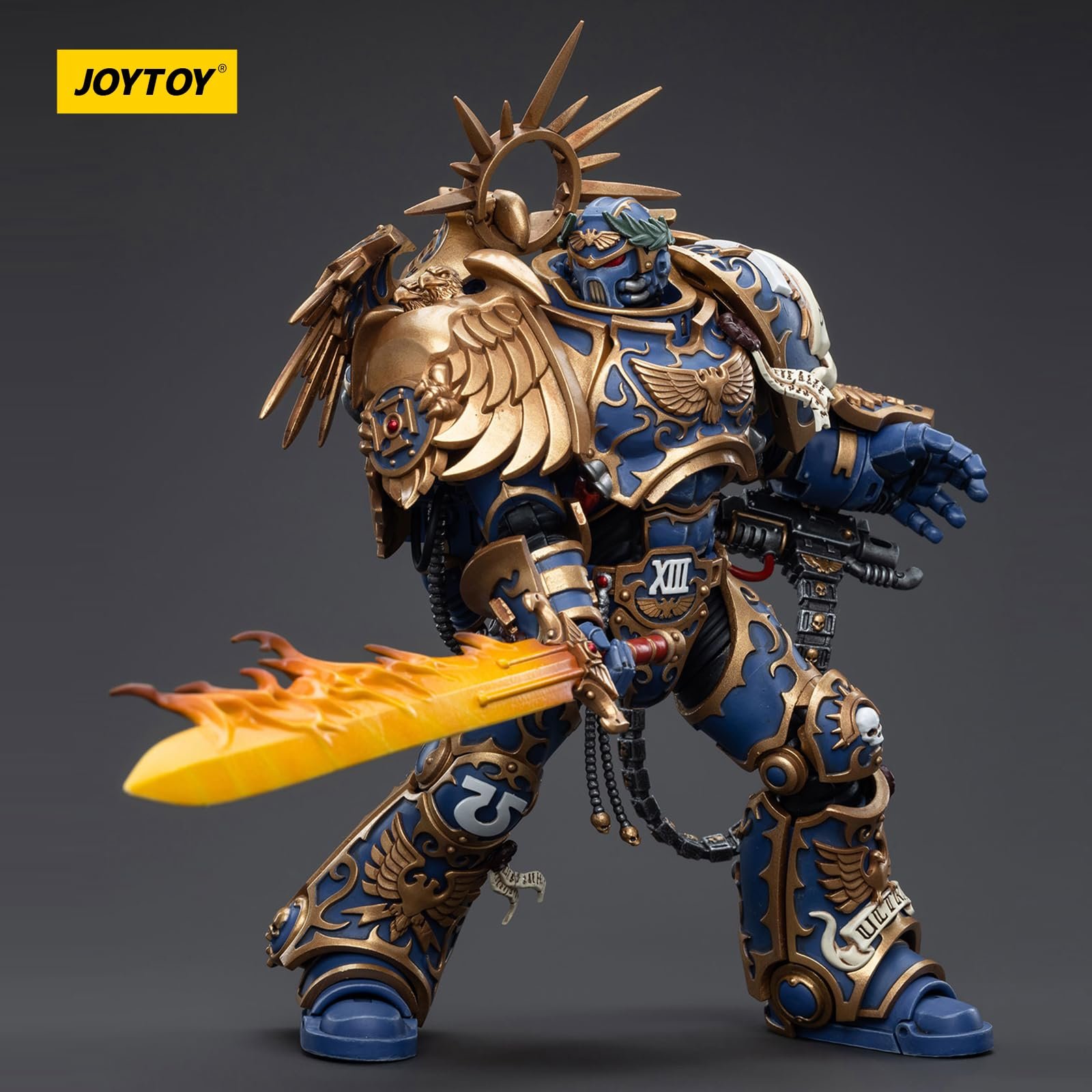 Фигурка JOYTOY Warhammer 40K The Ultramarines, Ultramarines Primarch Roboute Guilliman 1/18, фото №5
