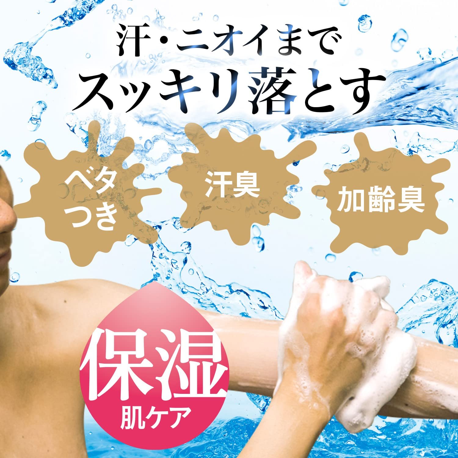 Гель для душу Lucido Deodorant Moisturising 450 мл, фото №4