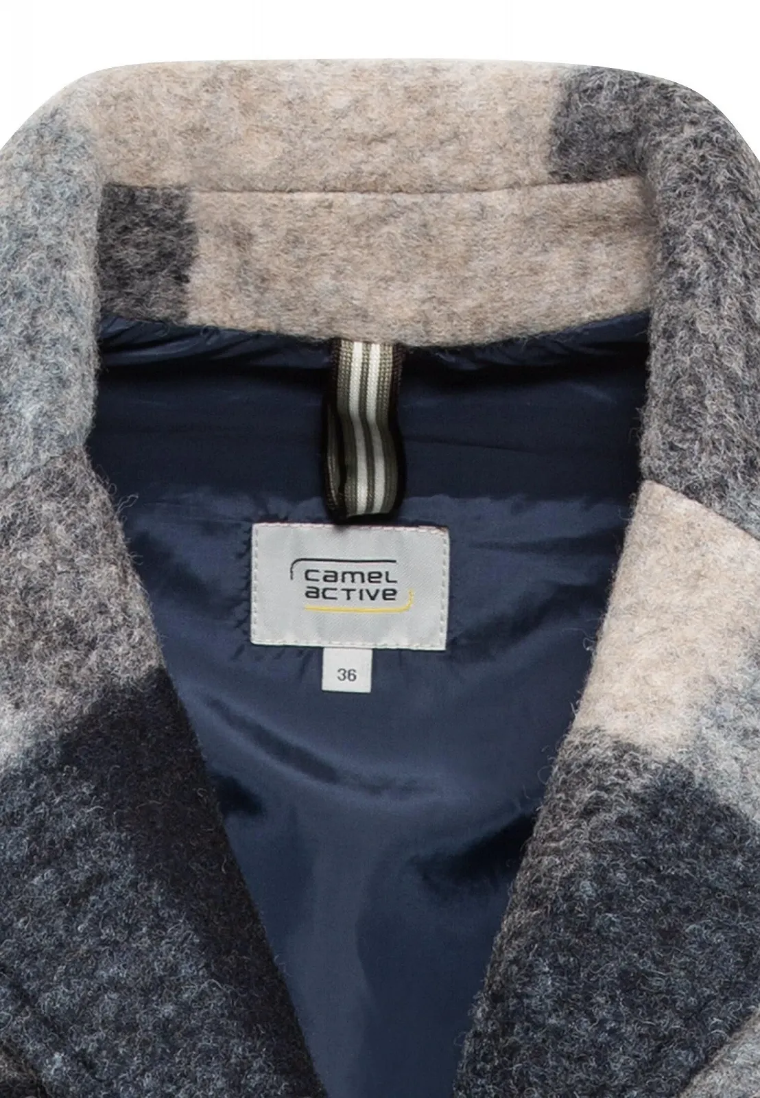 Пальто camel active Вовна Картатий, фото №8 Пальто camel active Вовна Картатий, фото №8