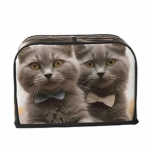 Чехол для тостера на 2 ломтика с карманами Universal Bread Maker Covers Funny Cats Kitchen Small Appliances Covers с ручкой цена на synthetic.ua - Фото 1 Чехол для тостера на 2 ломтика с карманами Universal Bread Maker Covers Funny Cats Kitchen Small Appliances Covers с ручкой synthetic.ua - Фото 1