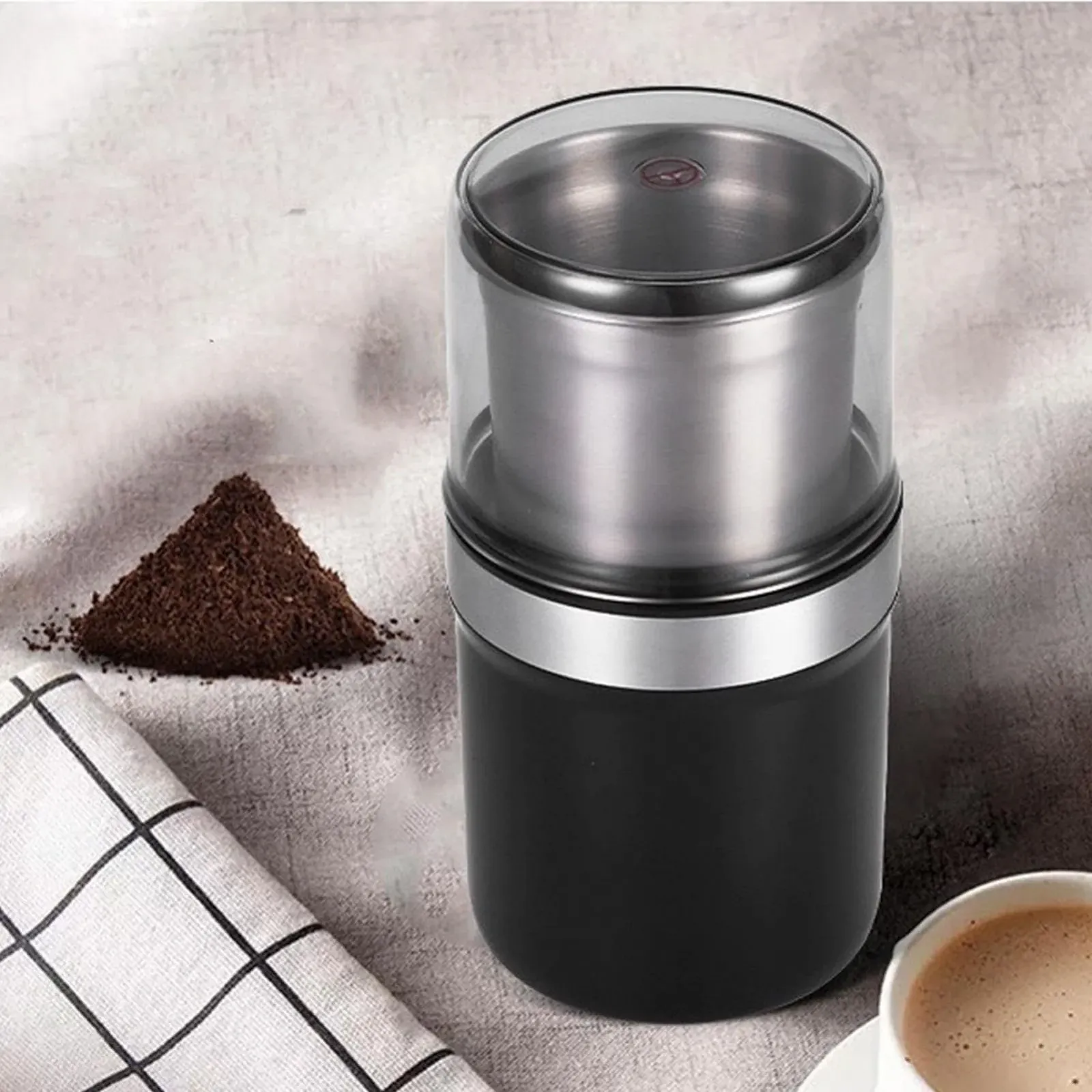 Электрическая мельница для орехов, кофемолка, фото №6