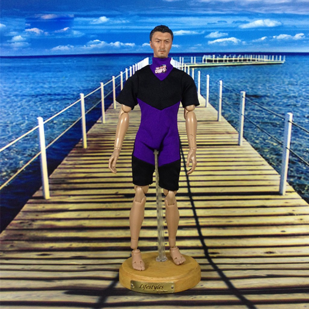 Одяг CUTICATE Wetsuit Diving для ляльок 28 30 см - фіолетовий, фото №4 Одяг CUTICATE Wetsuit Diving для ляльок 28 30 см - фіолетовий, фото №4