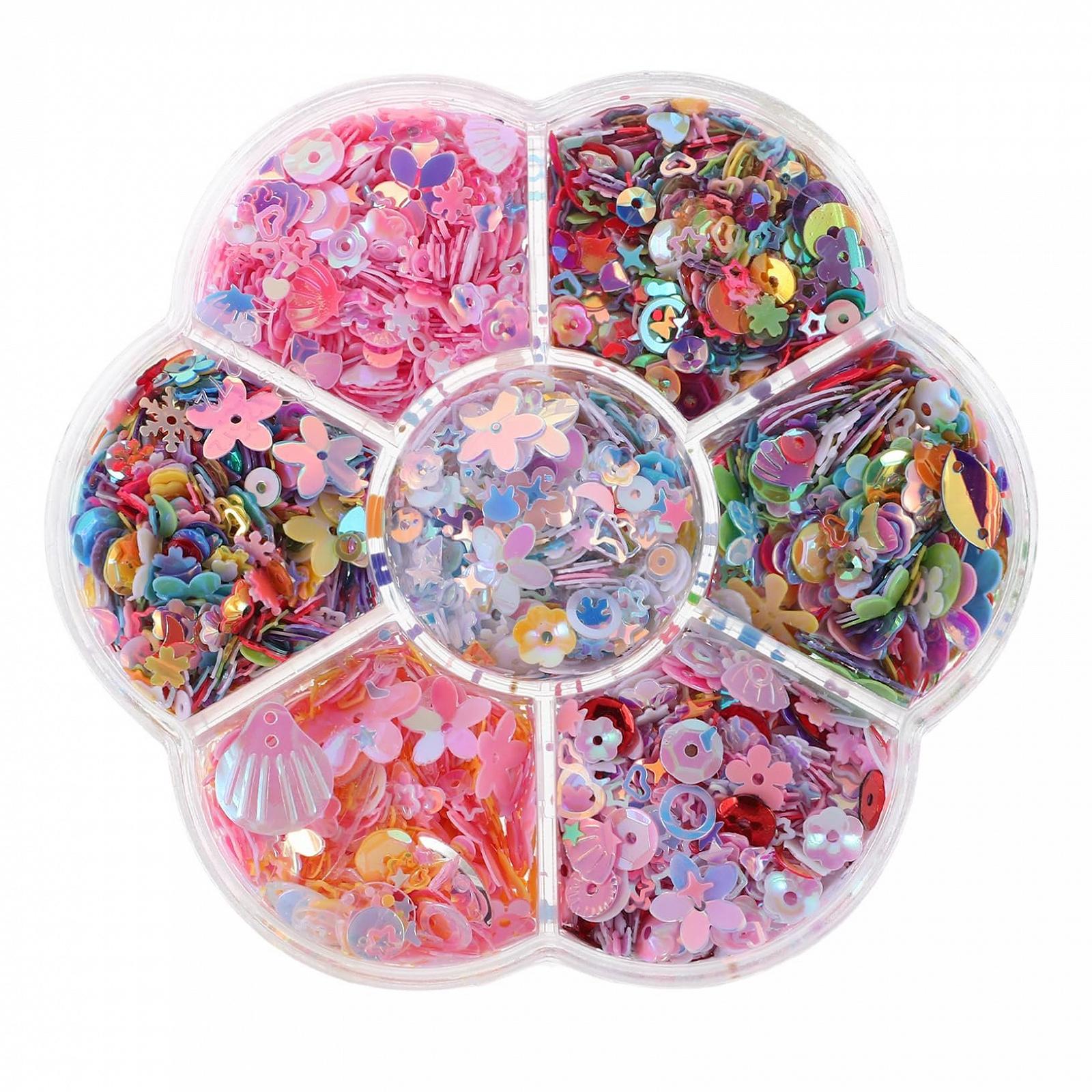 Блискітки Мушлі WOONEKY, шиття, блискуча, фото №1