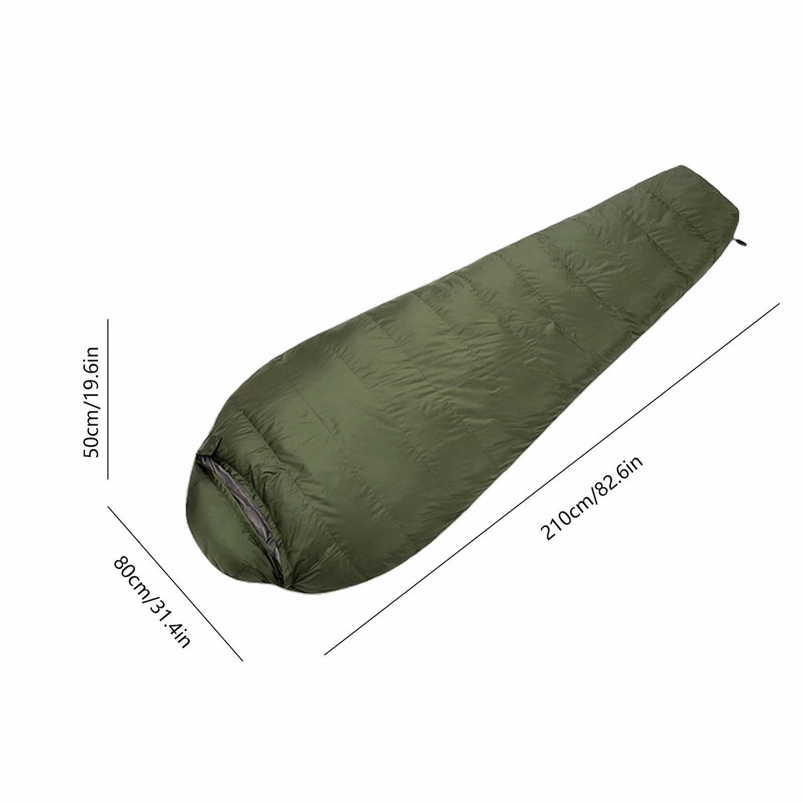 Спальный мешок Lightweight Down Водонепроницаемый Оливковый, фото №6