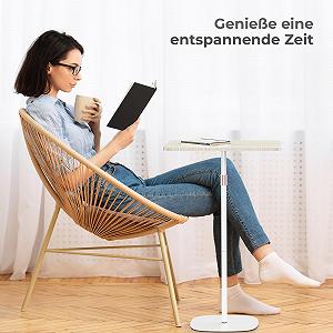 Підставка для ноутбука портативна, регульована по висоті, білий synthetic.ua - Фото 1