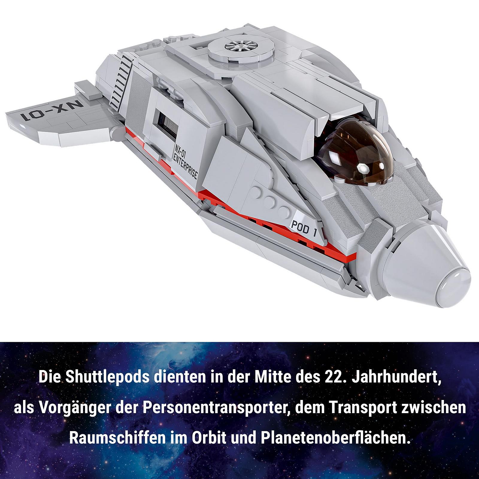 Конструктор BlueBrixx NX-01 Shuttlepod 748 блоков лицензия Star Trek, фото №3