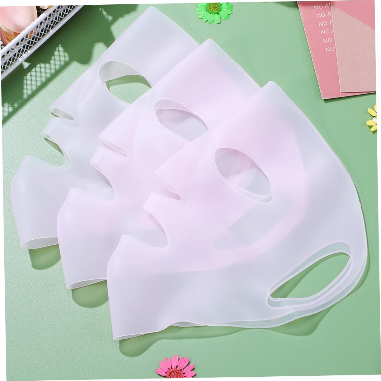 Маска для обличчя Healvian Силіконова Багаторазова Набір з 3 штук, фото №4