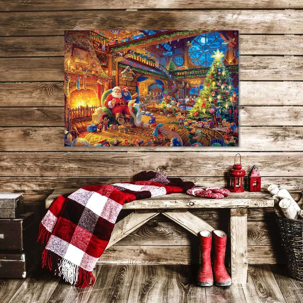 Пазл Santa Claus 500 елементів, 52 x 38 см, класичний, різдвяний, фото №3 Пазл Santa Claus 500 елементів, 52 x 38 см, класичний, різдвяний, фото №3