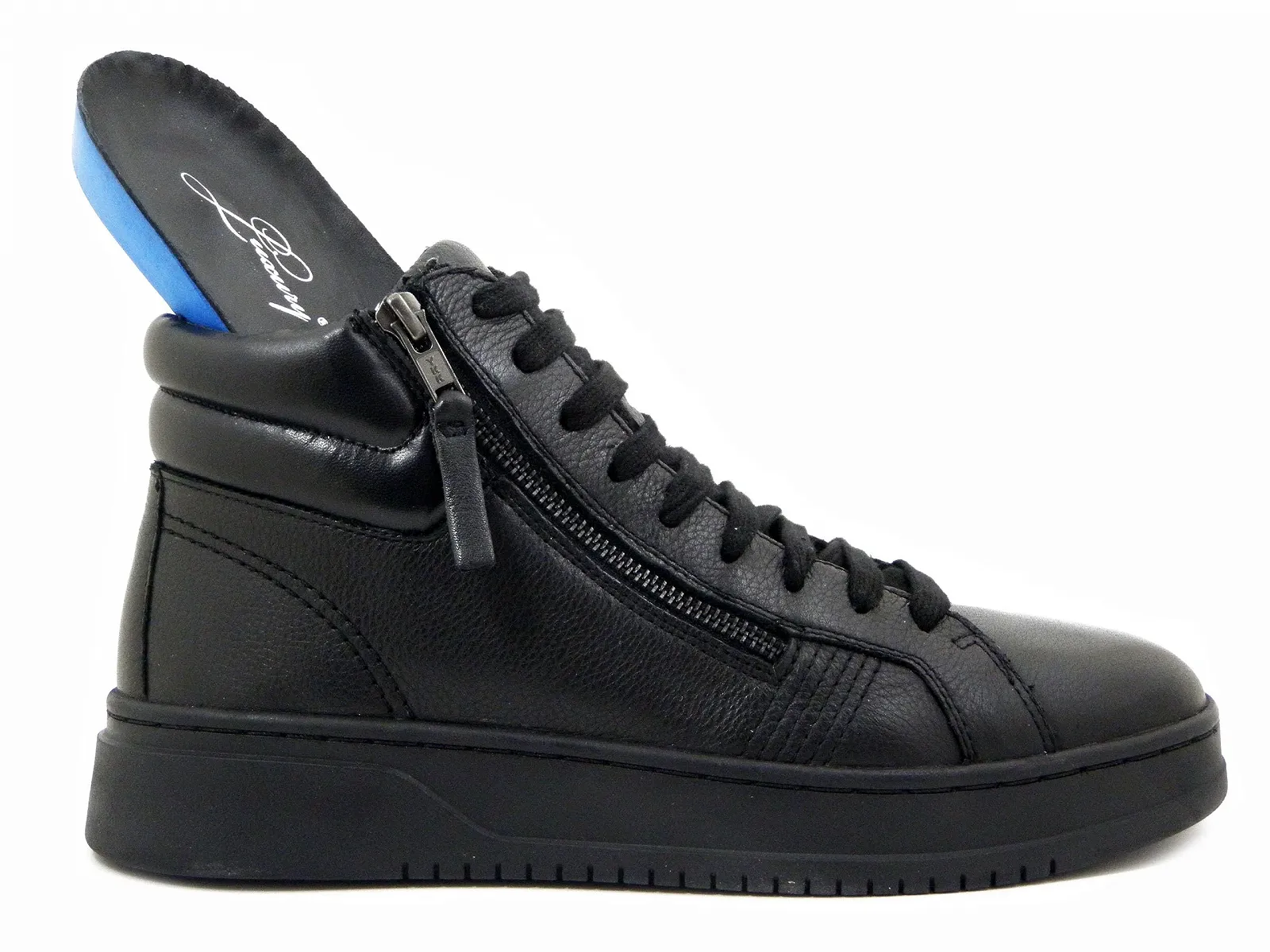 Чоловічі черевики на шнурівці Osvaldo Pericoli Peleo500 Шкіра Чорний, фото №3