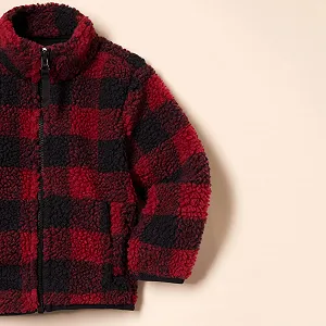 Куртка Sherpa Amazon Essentials С флисовой подкладкой и полной застежкой-молнией synthetic.ua - Фото 1