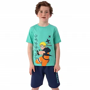 Пижама Naruto для мальчиков, короткая, летняя, аниме synthetic.ua - Фото 1