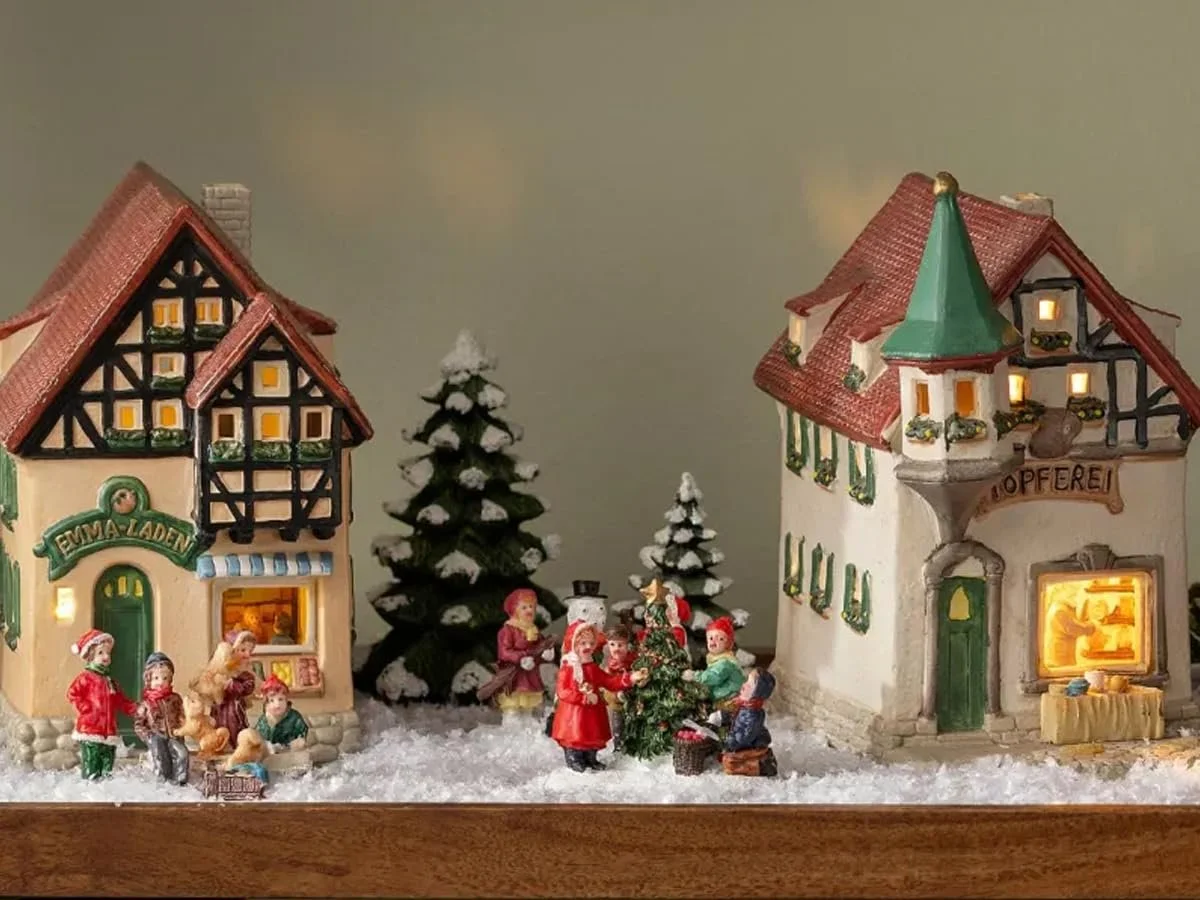 Рождественские миниатюрные фигурки Зимний мир из полимера 10 x 6 см Костер, фото №5 Рождественские миниатюрные фигурки Зимний мир из полимера 10 x 6 см Костер, фото №5