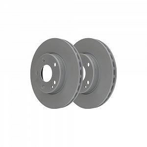 Гальмівний диск ATE 24.0125-0200.1 для MERCEDES-BENZ передня вісь synthetic.ua - Фото 1