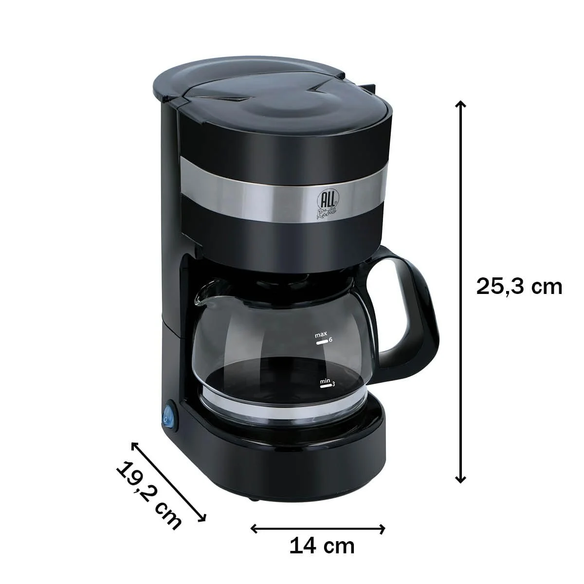 Автомобильная кофеварка All Ride 24 В 0.65 л Black, фото №5