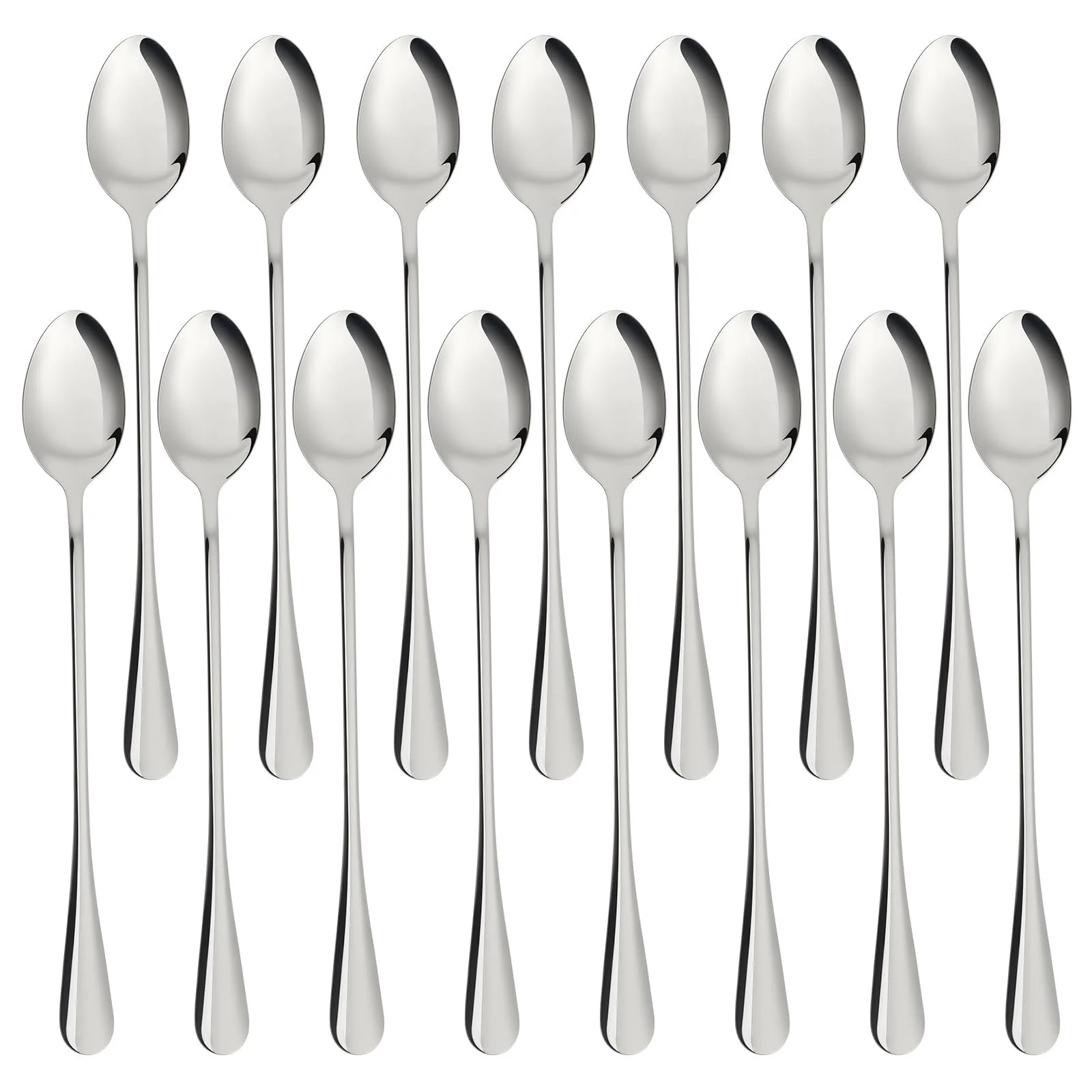 Ложка Довга для лате макіато з нержавіючої сталі, 19.5 см, фото №1 Ложка Довга для лате макіато з нержавіючої сталі, 19.5 см, фото №1