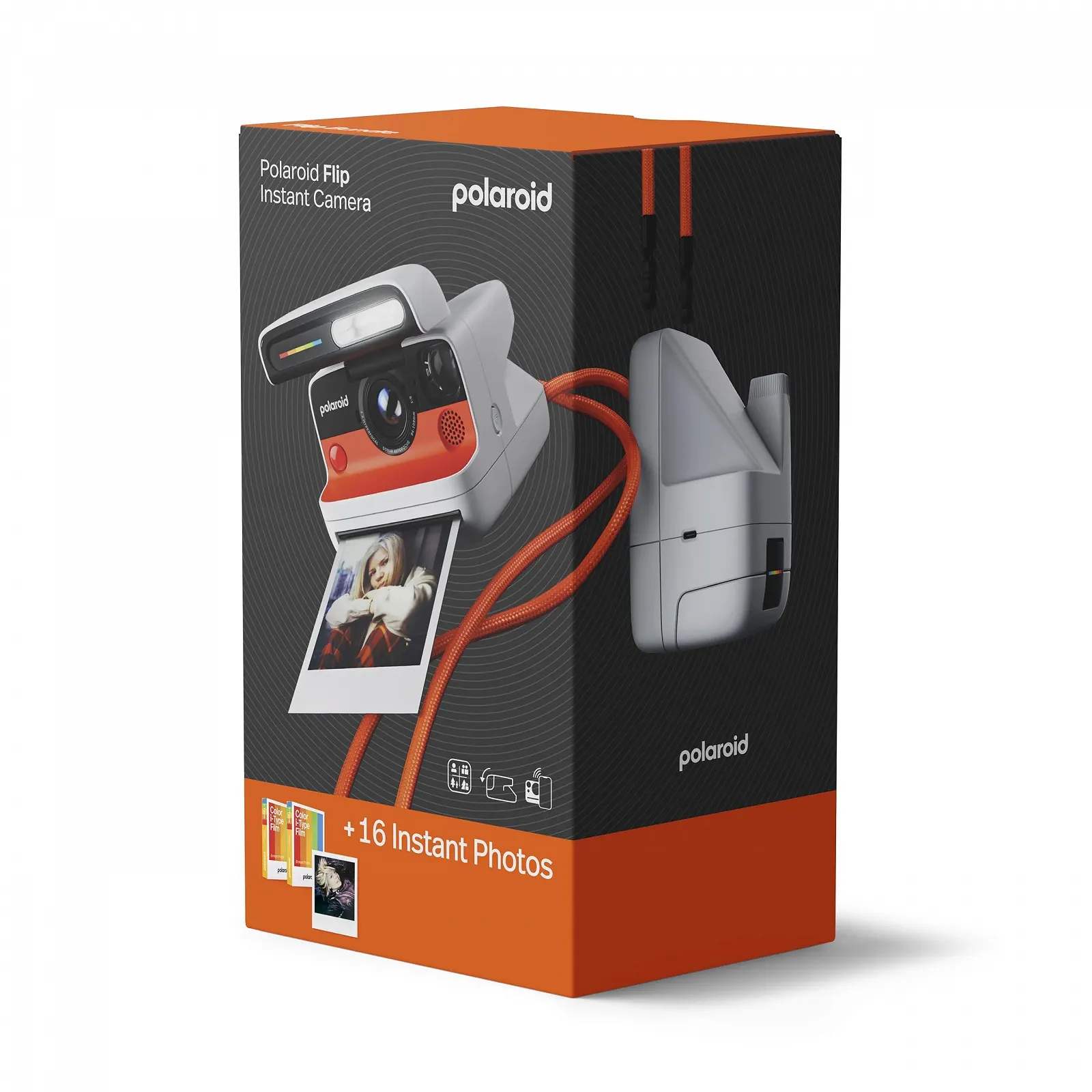 Фотокамера мгновенной печати Polaroid FLIP White (16 Photos), фото №11